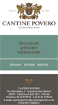 Mobile Screenshot of cantinepovero.com